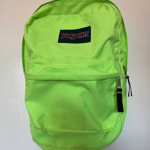 Jansport Neon Green Backpack 